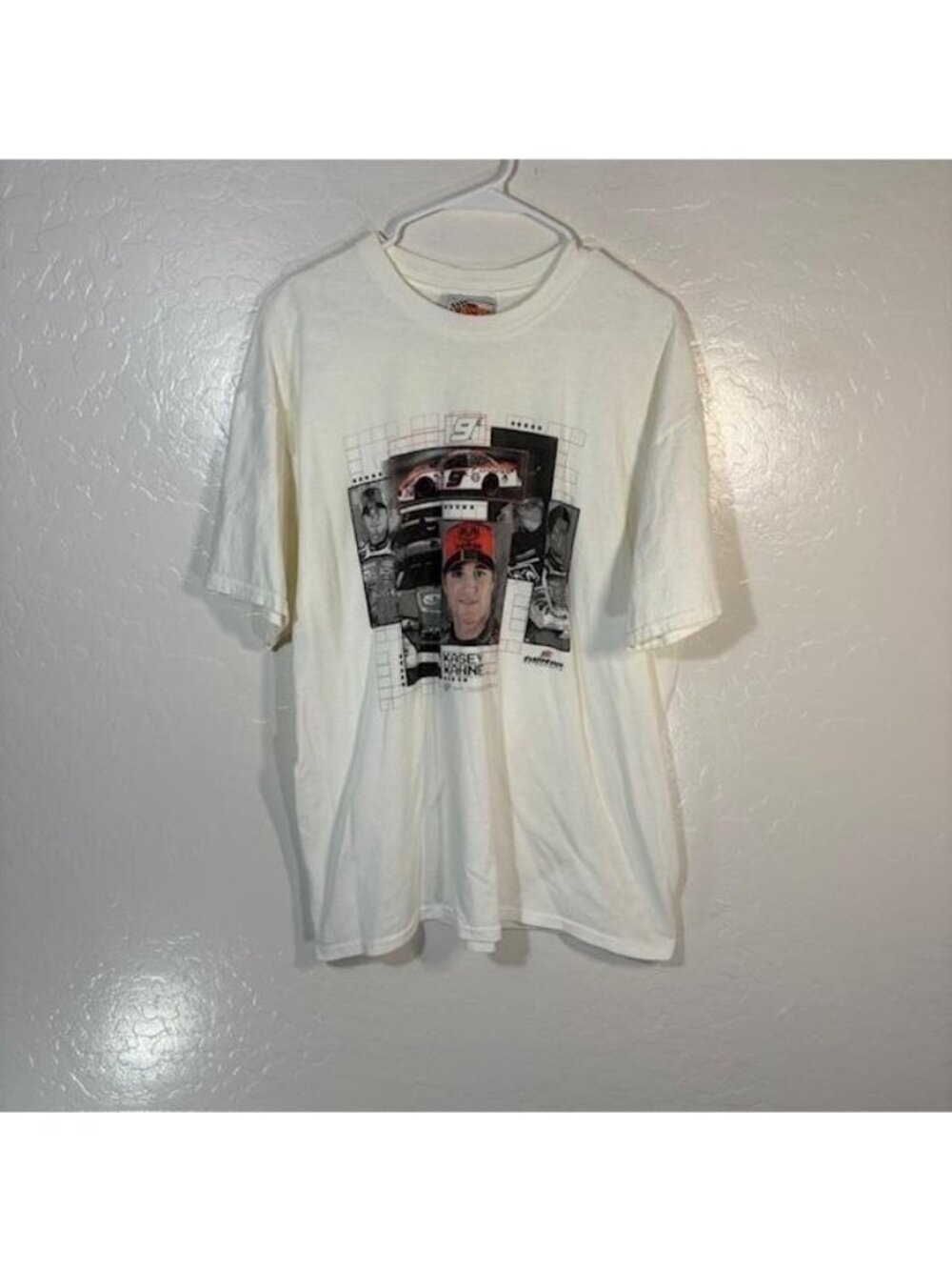 Kasey Kahne Shirt Mens XL White NASCAR Racing Winner's Circle Tee Evernham